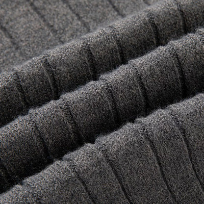 Sweaters for Men Cable Knit Crew Neck Top Long Sleeve Dressy Casual Fall and Winter Quarter Zip Pullover Sweater